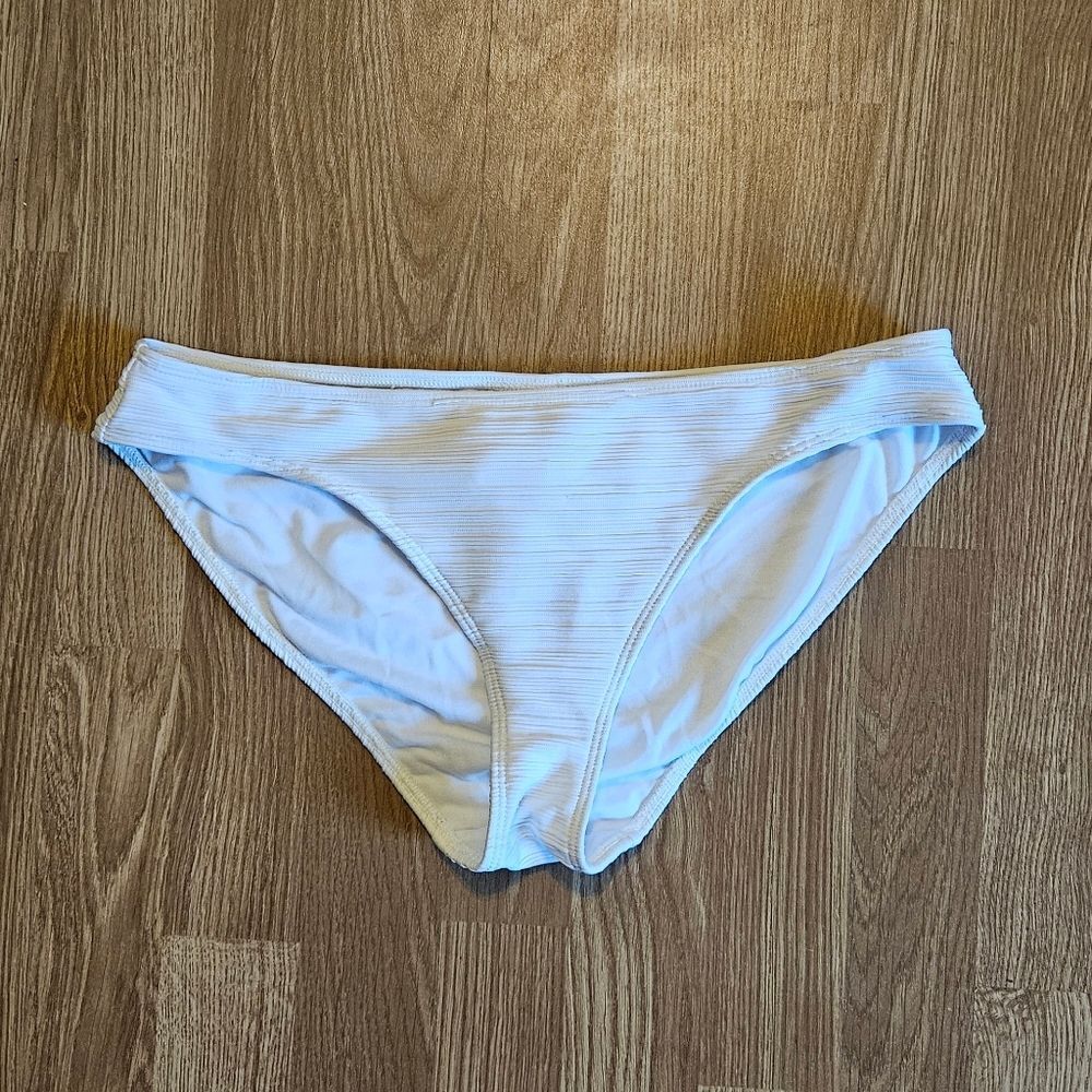 NWOT Ralph Lauren White Bikini Bottom Size 12